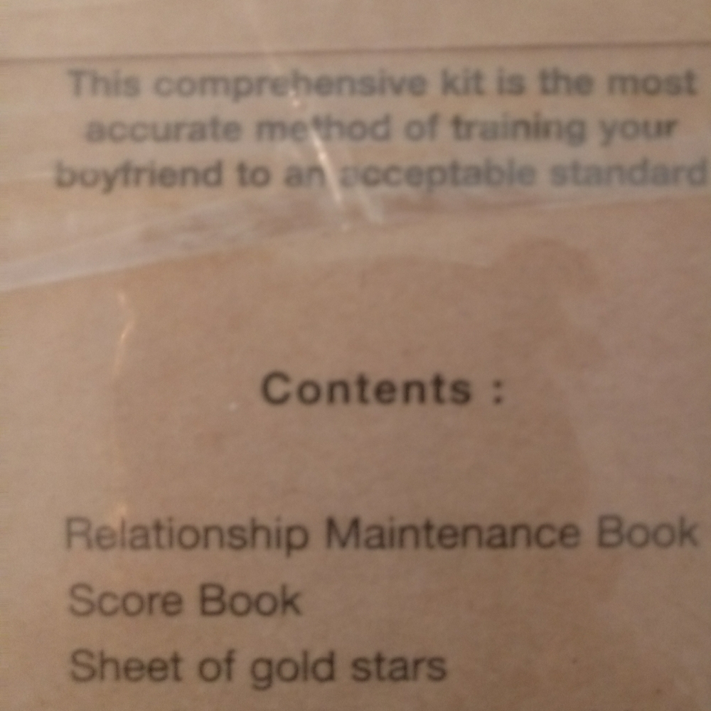 "Boyfriend Training Kit" - Picture 2 of 4